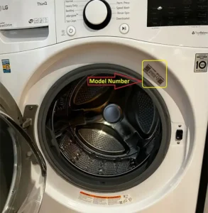 find serial number your washer